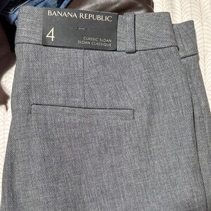 Banana Republic Heather Gray Sloan Trousers
